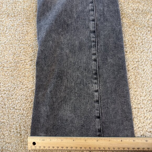 Madewell Jeans Womens Size 29P Petite Kick Out Full Length Denim Ankle Slit F631 - Picture 16 of 16